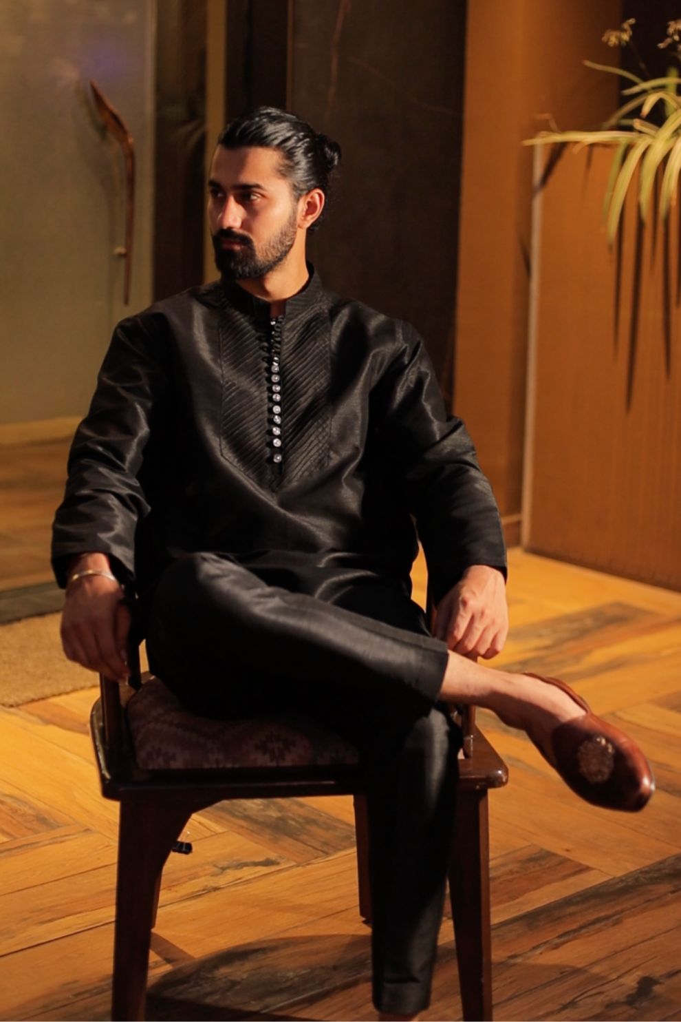 Black Artisan Premium Kurta Set