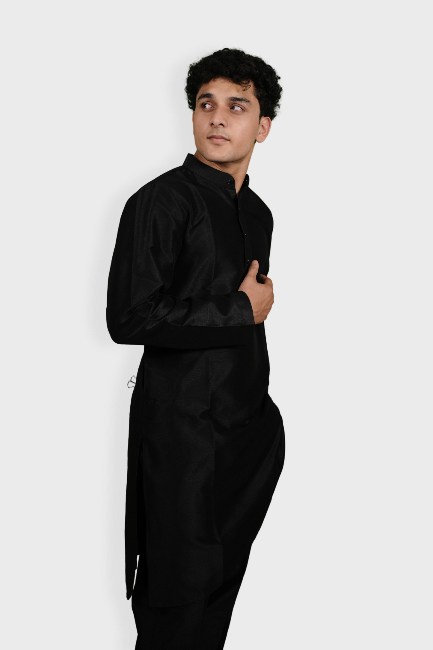 Midnight Black Kurta Online | Timeless Men’s Style
