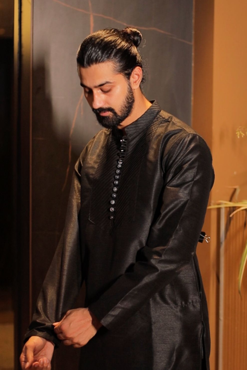 Black Artisan Premium Kurta Set