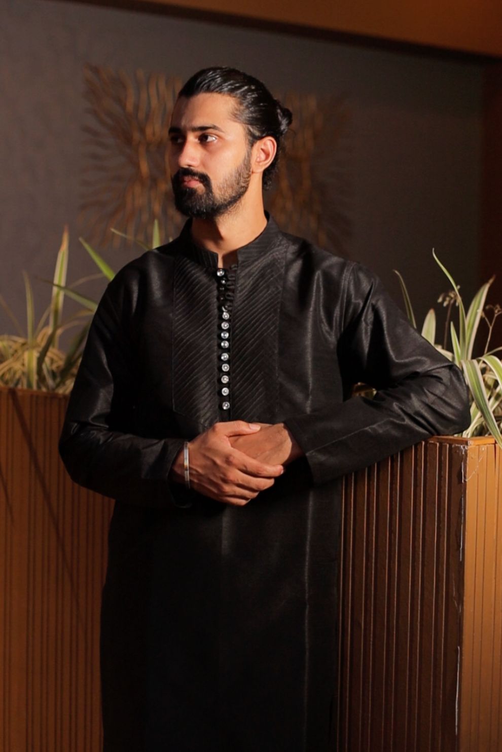 Black Artisan Premium Kurta Set