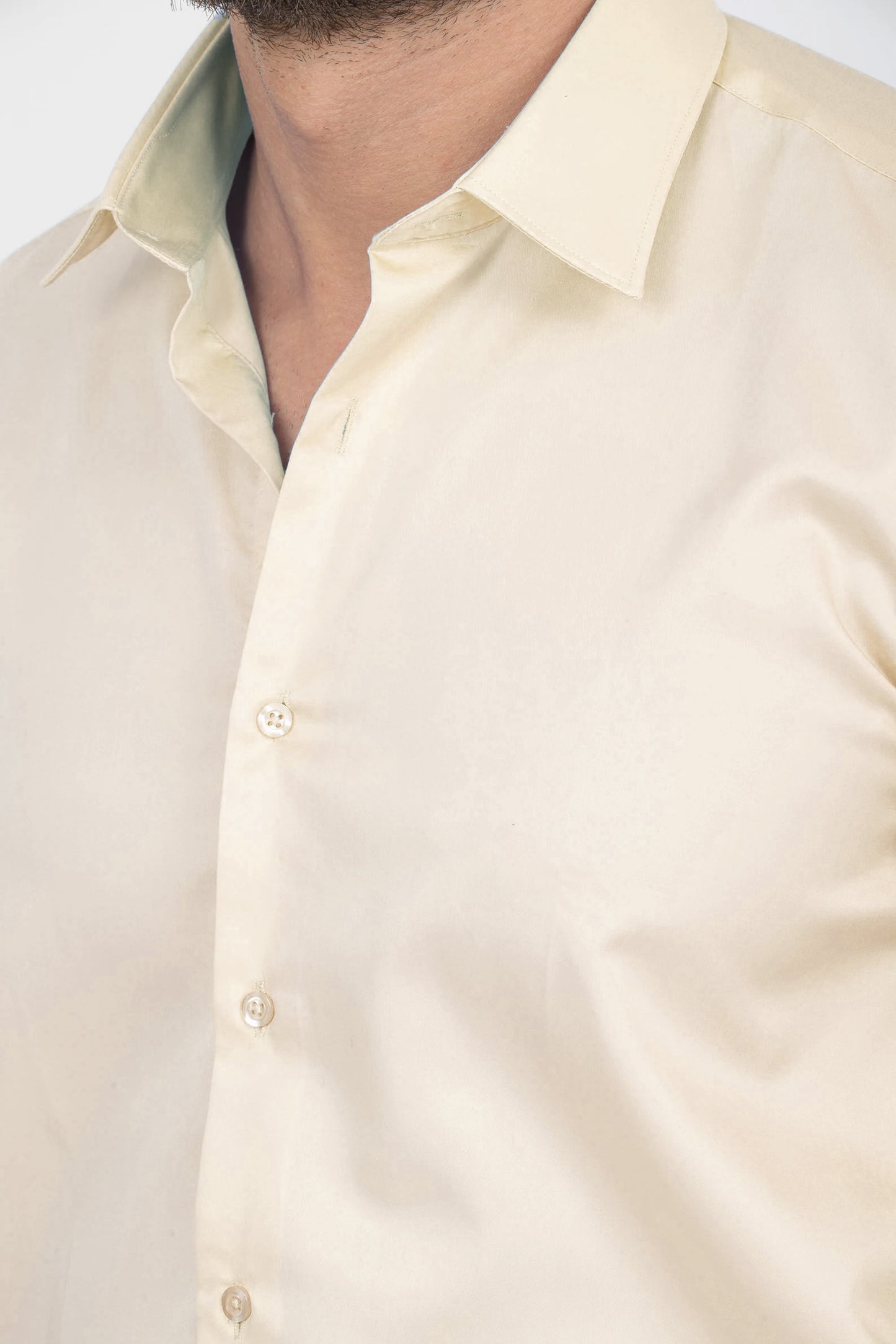 Off White Cotton Shirt