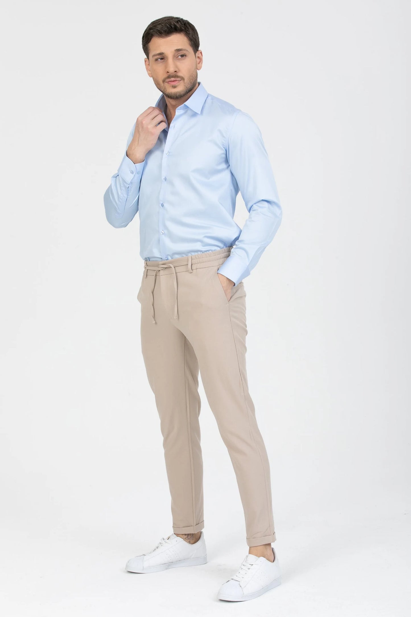 Sky Blue Cotton Shirt