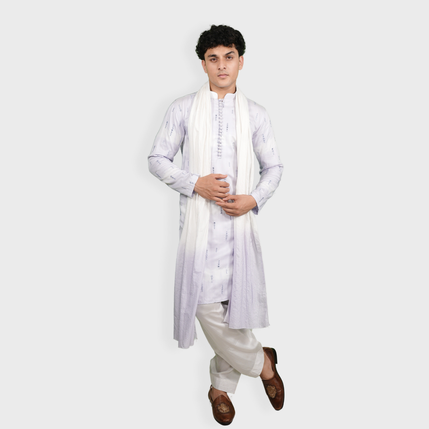 Timeless Lavender Ombre Kurta