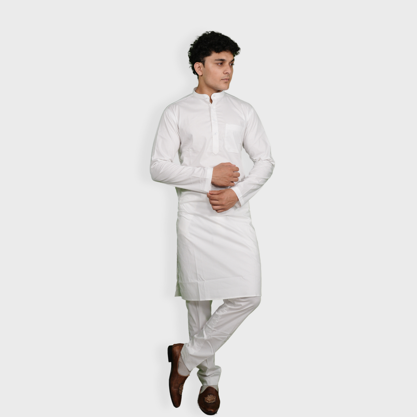 Prestigious White Kurta