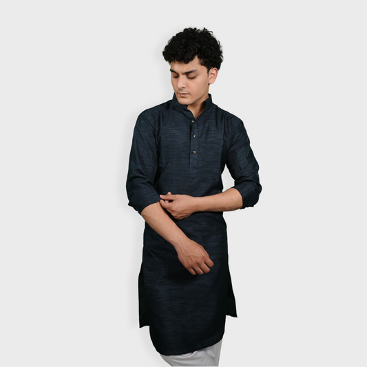 Classic Navy Blue Kurta