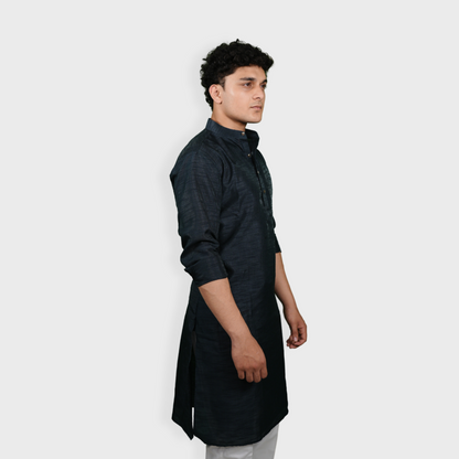 Classic Navy Blue Kurta