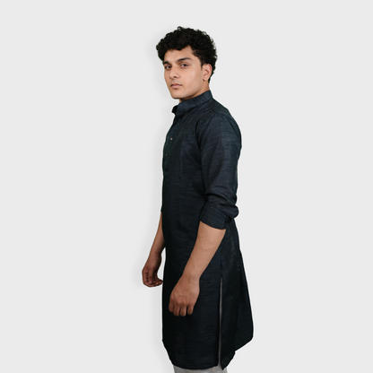 Classic Navy Blue Kurta