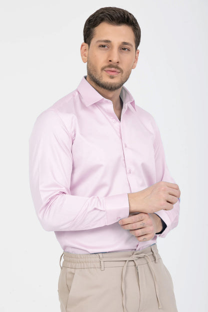 Baby Pink Cotton Shirt