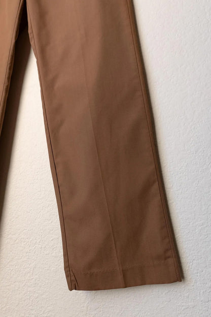 Dark Beige Stretch Pants