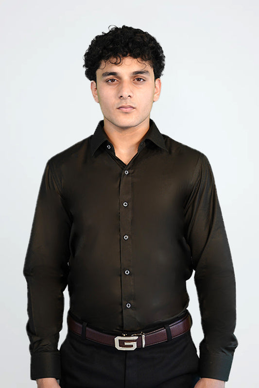 Forest Green Cotton Shirt