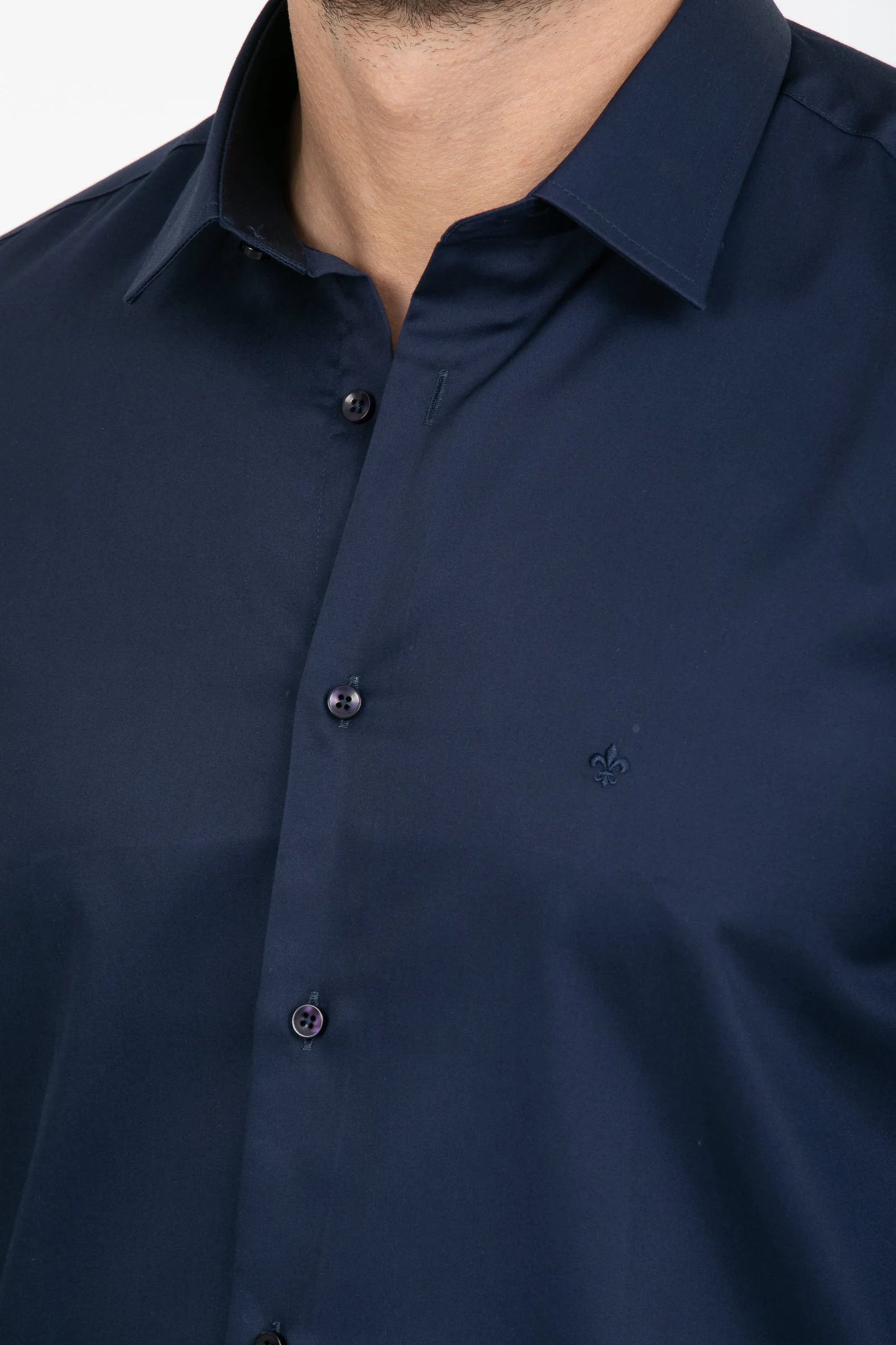 Indigo Blue Cotton Shirt