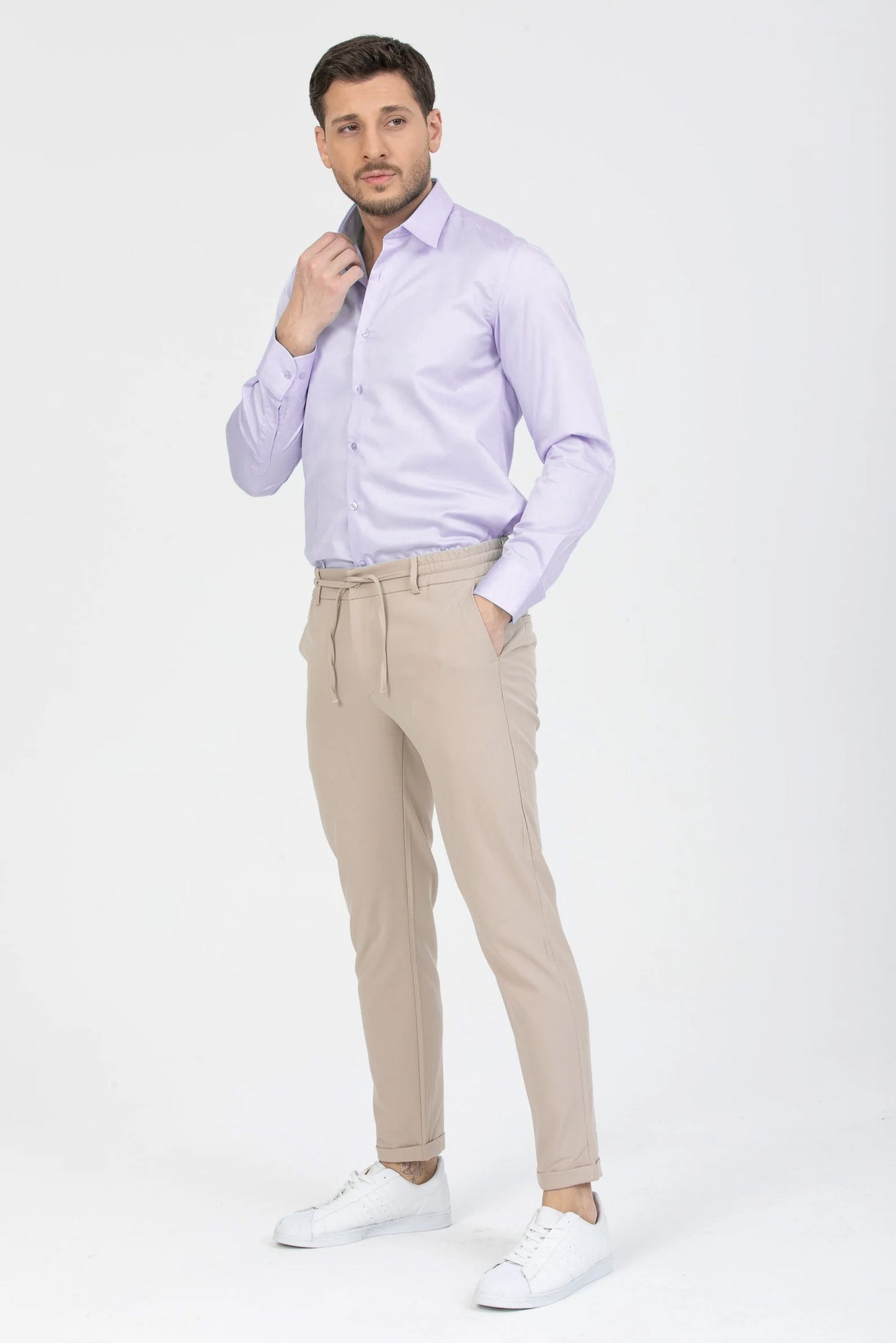 Light Lavender Cotton Shirt