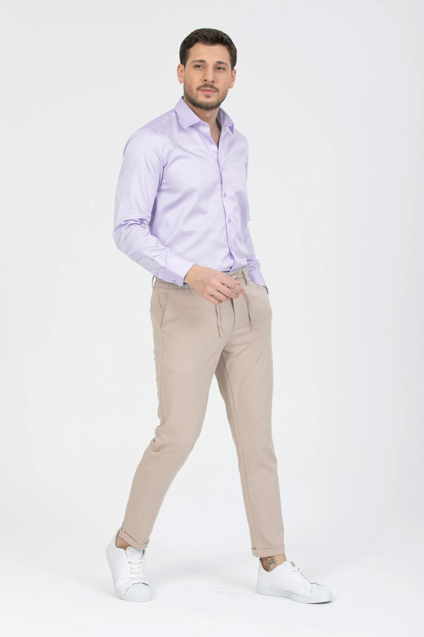 Light Lavender Cotton Shirt