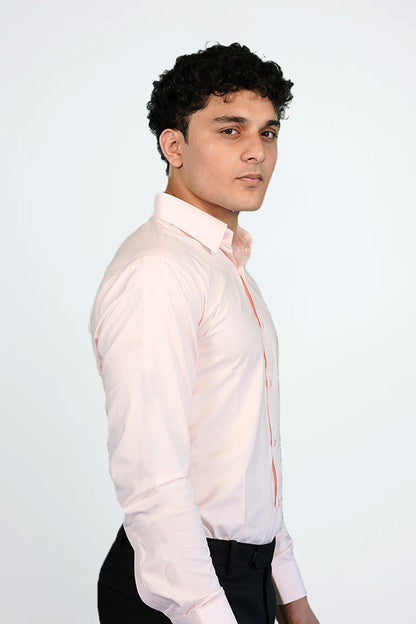 Baby Pink Cotton Shirt