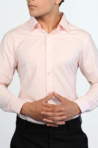 Baby Pink Cotton Shirt